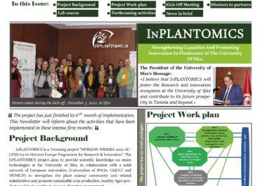 The First Edition of the InPLANTOMICS Newsletter